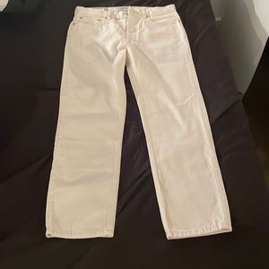 Everlane Rigid Slouch Jean Midrise 26 Regular White NWT